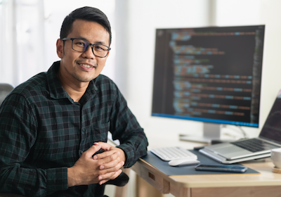 Man at Computer